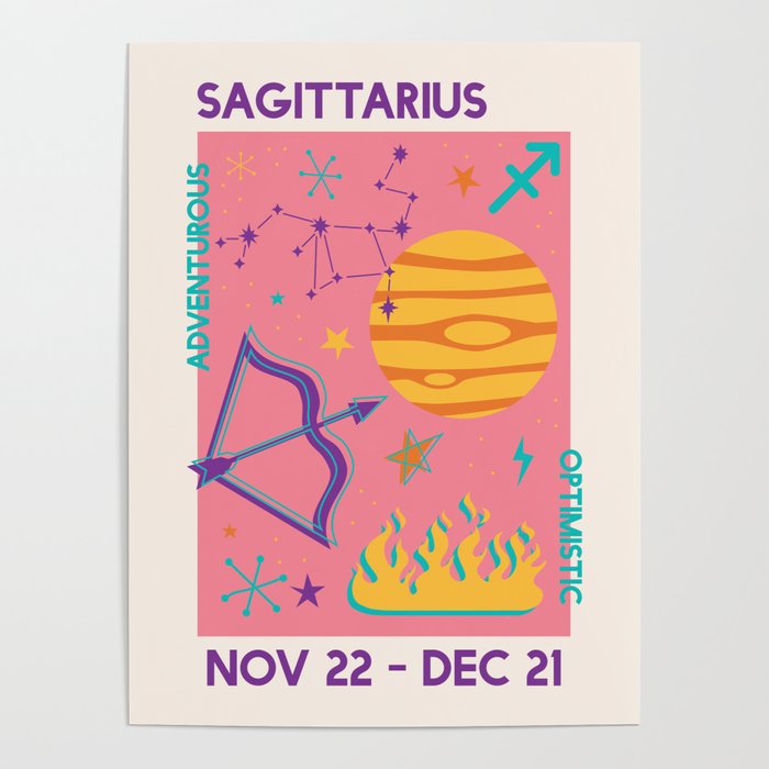 Sagittarius Astrology Poster