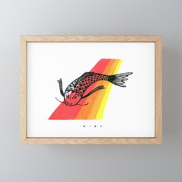 Playing in the Rays Framed Mini Art Print