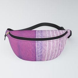 muted plum soft enzyme wash fabric look Fanny Pack