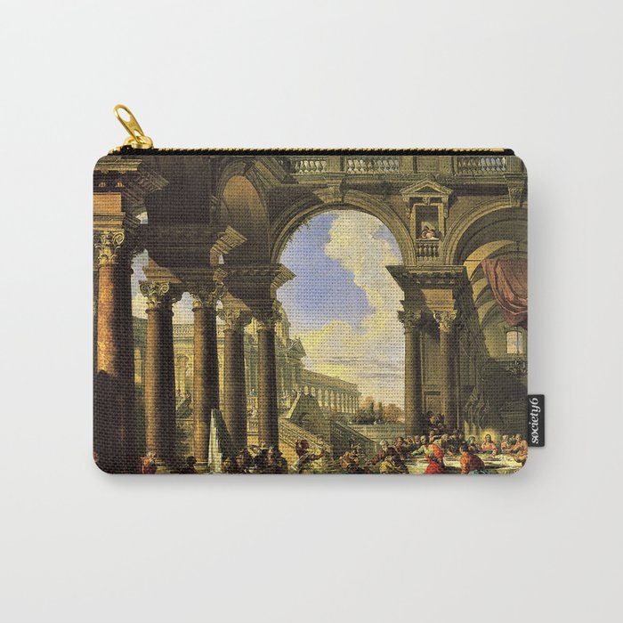 Giovanni Paolo Panini's Masterpiece: The Wedding at Cana, circa 1725 Carry-All Pouch