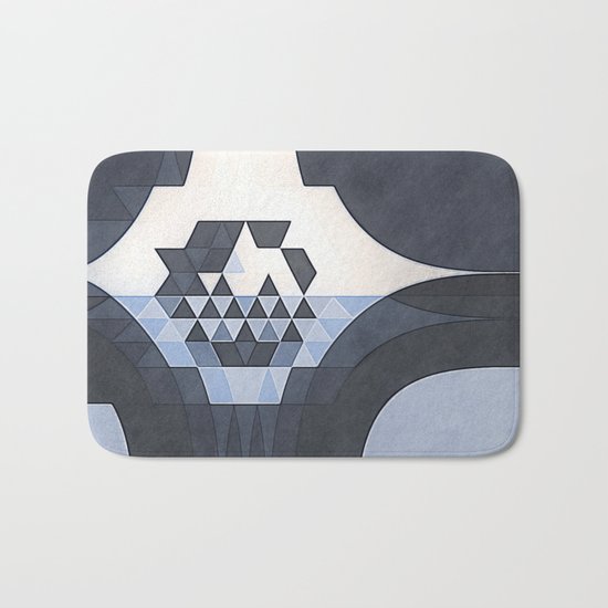 Geometric K9 Bath Mat