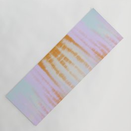 Pastel colors tie dye 71 Yoga Mat | Bohemian, Paintbrush, Summer, Abstract, Pattern, Boho, Beach, Lilac, Curated, Brushes 