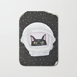Space Cat Bath Mat