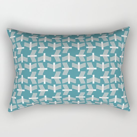 FLYING (abstract geometric pattern) Rectangular Pillow