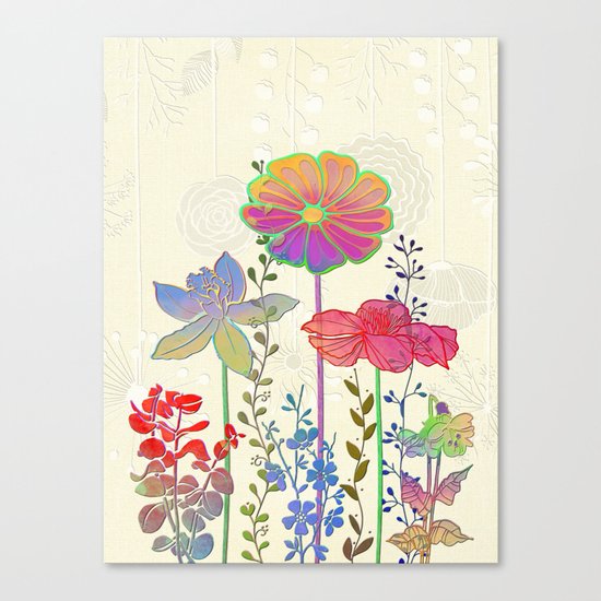 Flower Tales 4 Canvas Print