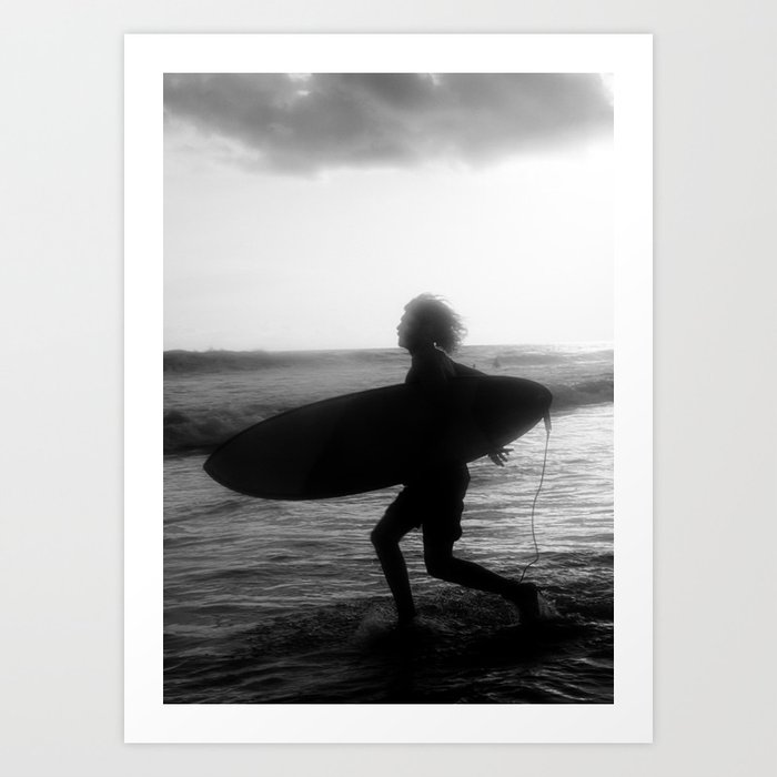 The Surfer Art Print