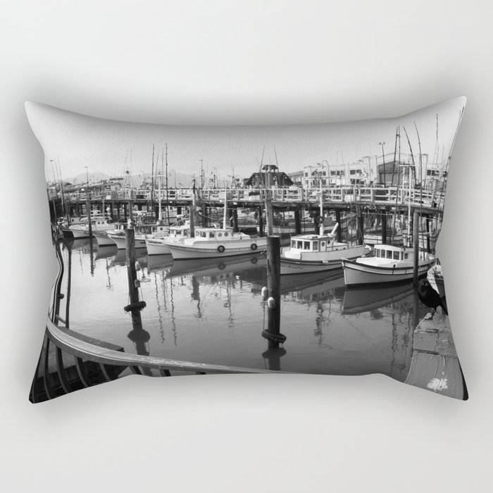 Fishermans Wharf Rectangular Pillow