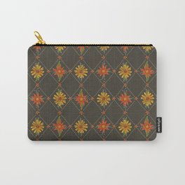 harlequin floral Carry-All Pouch