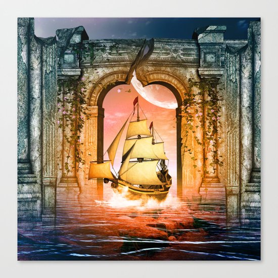 Ship Canvas Print