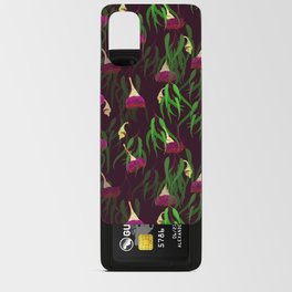 Seamless pattern with eucalyptus flowers and leaves Android Card Case