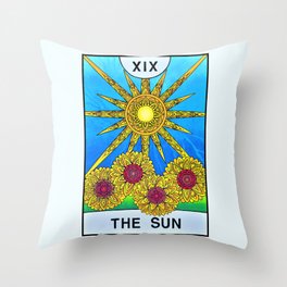 The Sun Throw Pillow