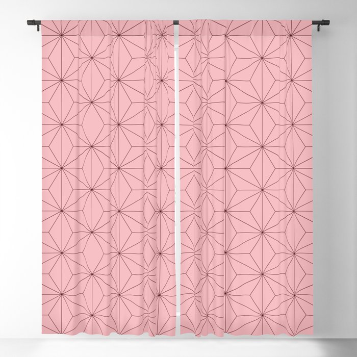 Nezuko Pattern Blackout Curtain