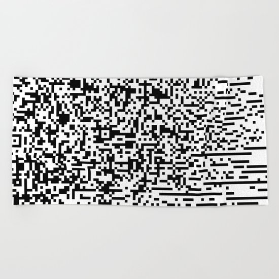 QR-antine V 0.1 Beach Towel