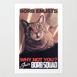 Borb Squad Art Print