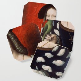 Jean Clouet - Portrait of Marguerite d'Angoulême (1492-1549) Coaster
