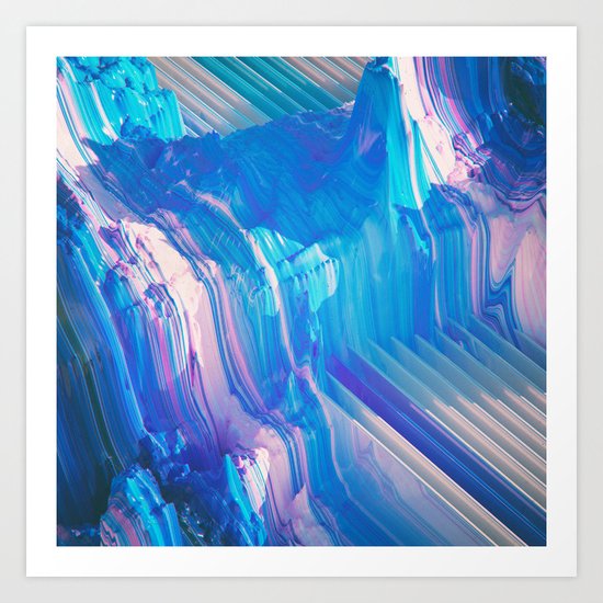 CHANNELED EROSION (everyday 09.12.15) Art Print