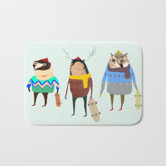 Skateboarders. Bath Mat