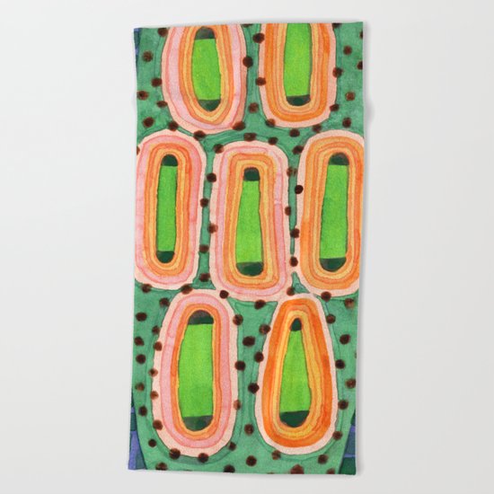 The Green Lantern Beach Towel