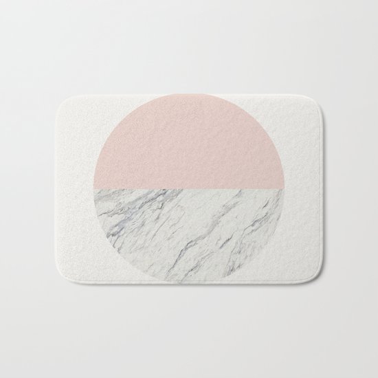 Moon Marble Bath Mat