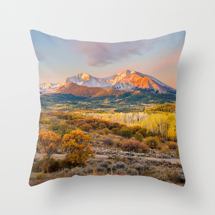 The Colors of Autumn Throw Pillow