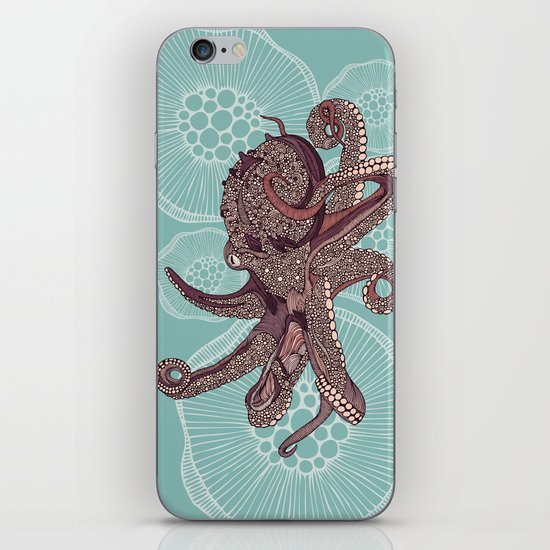 Octopus Bloom iPhone & iPod Skin