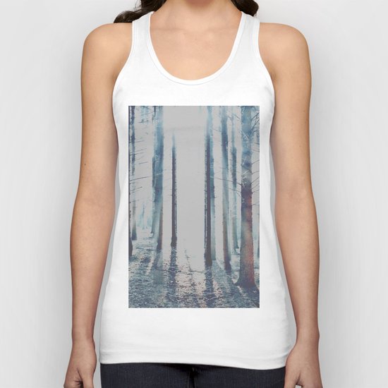 Watercolor Forest Unisex Tank Top