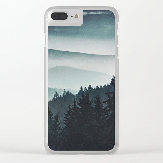 Mountain Light Clear iPhone Case
