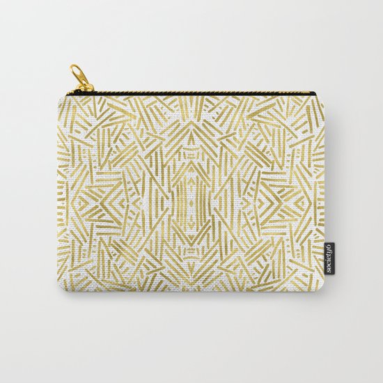 Radiate - Gold Carry-All Pouch