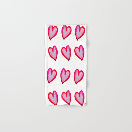 She Said She Wouldn't Go, Hearts! Hand & Bath Towel