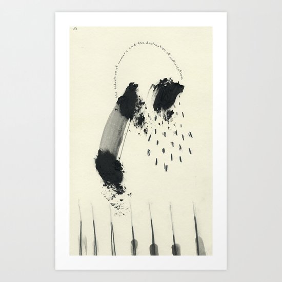 The Seduction of Memory and the Distraction of Anticipation Art Print