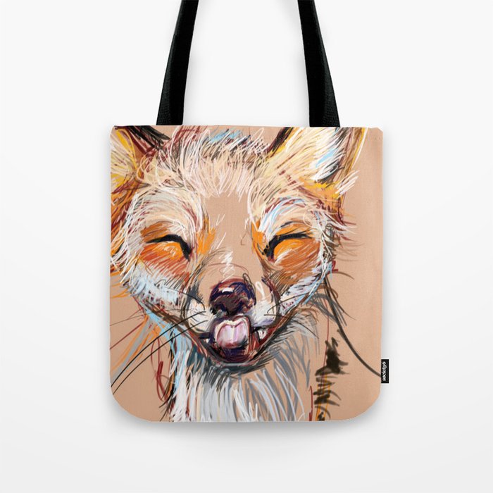 Happy Fox Tote Bag