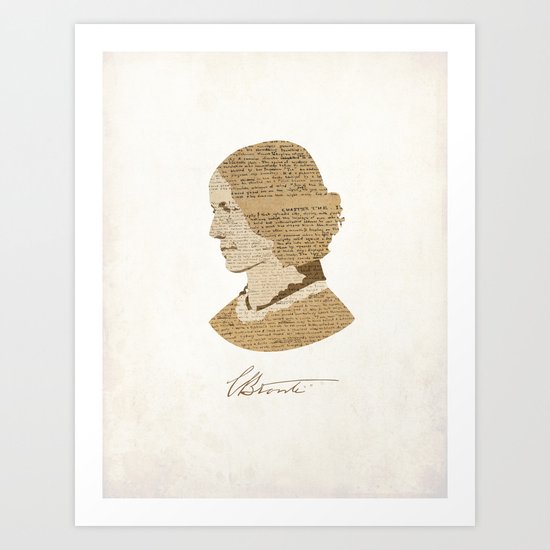 Charlotte Bronte Art Print