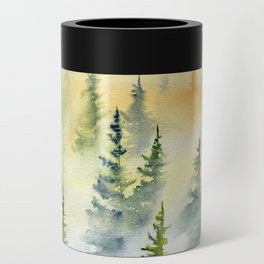 Misty Fog In Pine Forest 2 Can Cooler