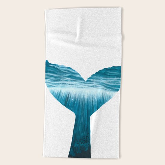 Mermaid tail Beach Towel