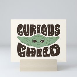 "Curious Child - Natural" by Berlin Michelle Mini Art Print