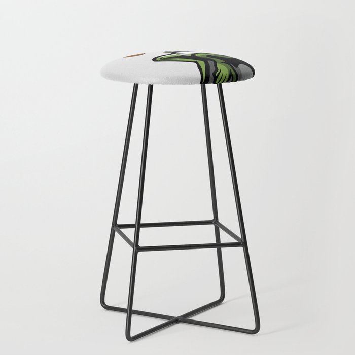 Frog chiling Bar Stool