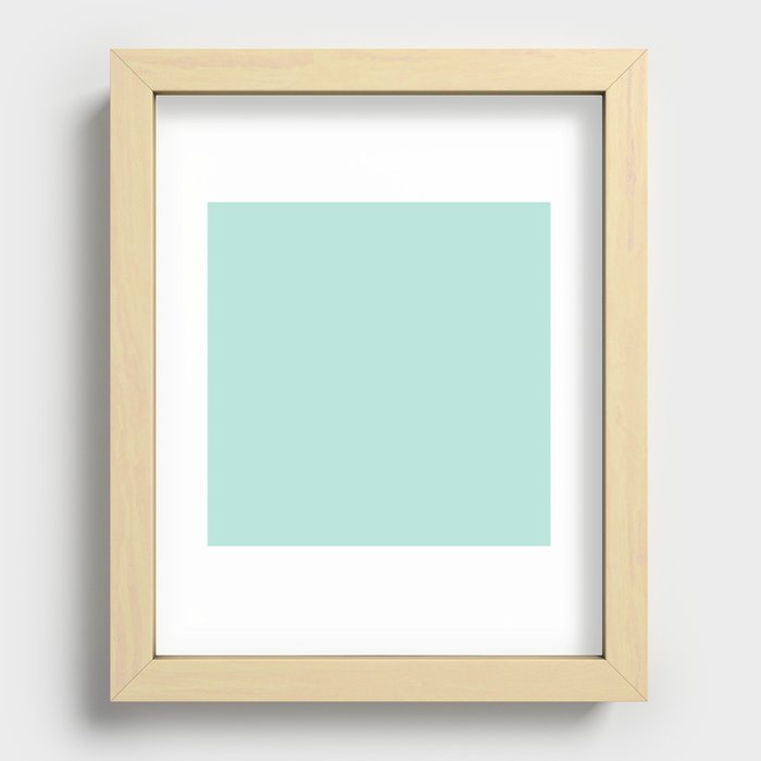 Ode To Green Recessed Framed Print