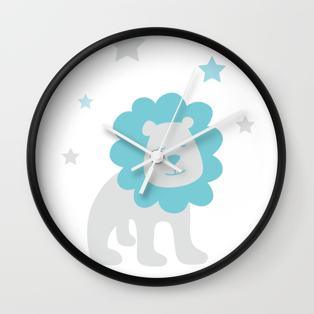 Leo July 23 August 22 Fire Sign Zodiac Symbols Wall Clock By Thewishdesigns Society6 society6