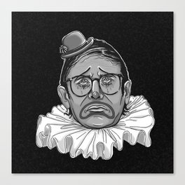 Sad clown Neil Hamburger Canvas Print