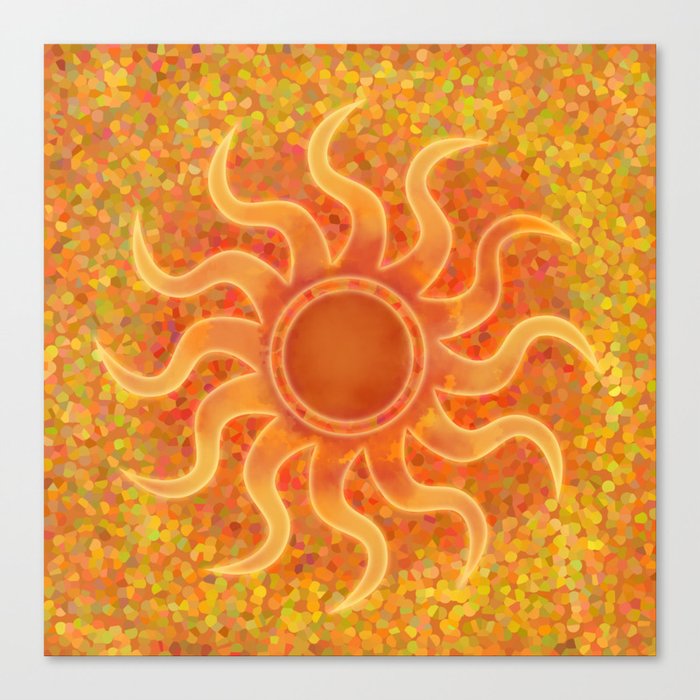 Energy Sun Canvas Print