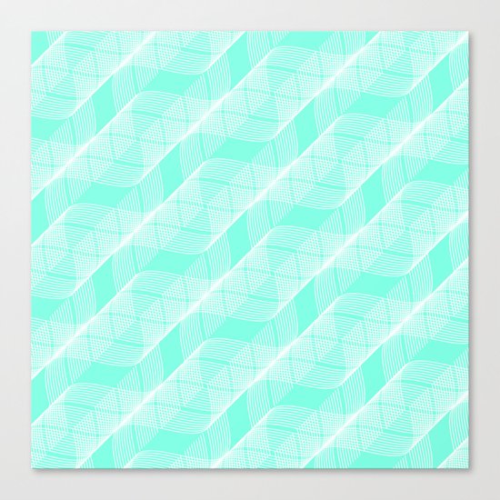 Mint Helix Canvas Print
