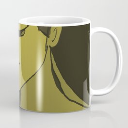 Model Topknot Yellow Coffee Mug