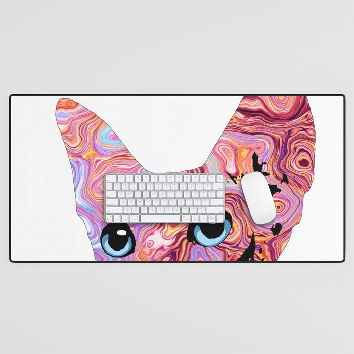 Pinky Sphynx Cat 683 Desk Mat