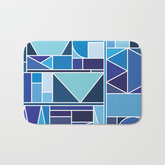 Kaku Blue Bath Mat