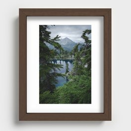 Alpine Wilderness  Recessed Framed Print