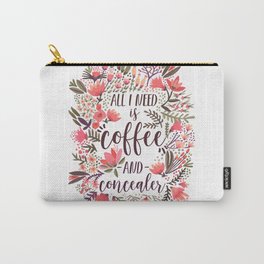 Coffee & Concealer – Vintage Palette Carry-All Pouch