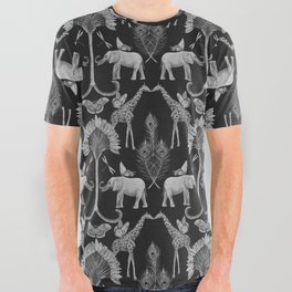 Whimsical African Safari Pattern II All Over Graphic Tee