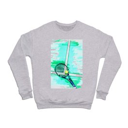 Tennis Ball And Racket. For Tennis Lovers  Crewneck Sweatshirt