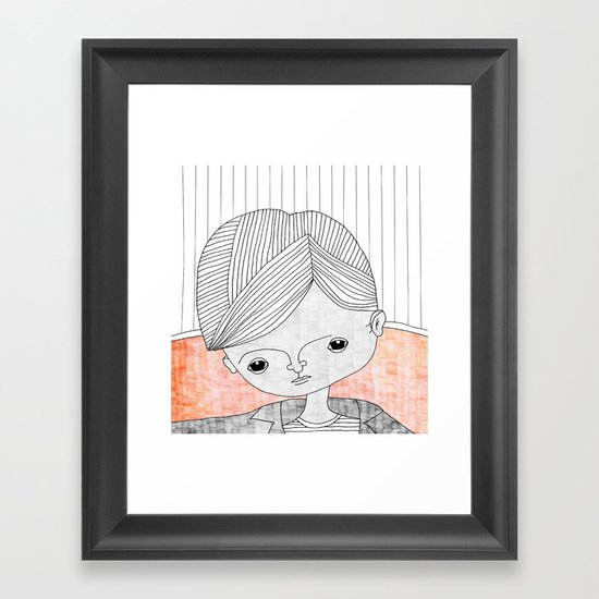 The Kid Framed Art Print