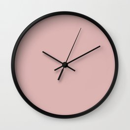 Silver Pink // Pantone® 14-1508 TPX Wall Clock